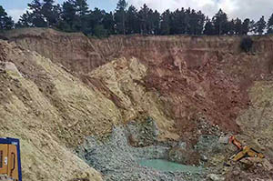 泥漿膨潤土礦山現場